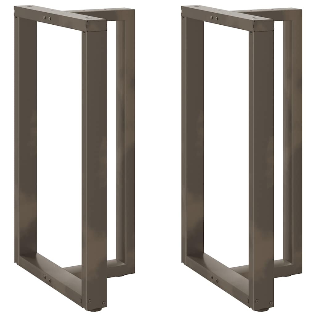vidaXL Nogi do stołu barowego w kształcie litery T 2 szt. Czarne 60x35x(100-101) cm Stal