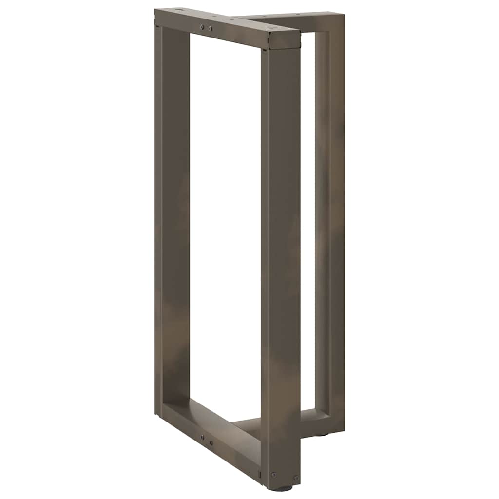 vidaXL Nogi do stołu barowego w kształcie litery T 2 szt. Czarne 60x35x(100-101) cm Stal