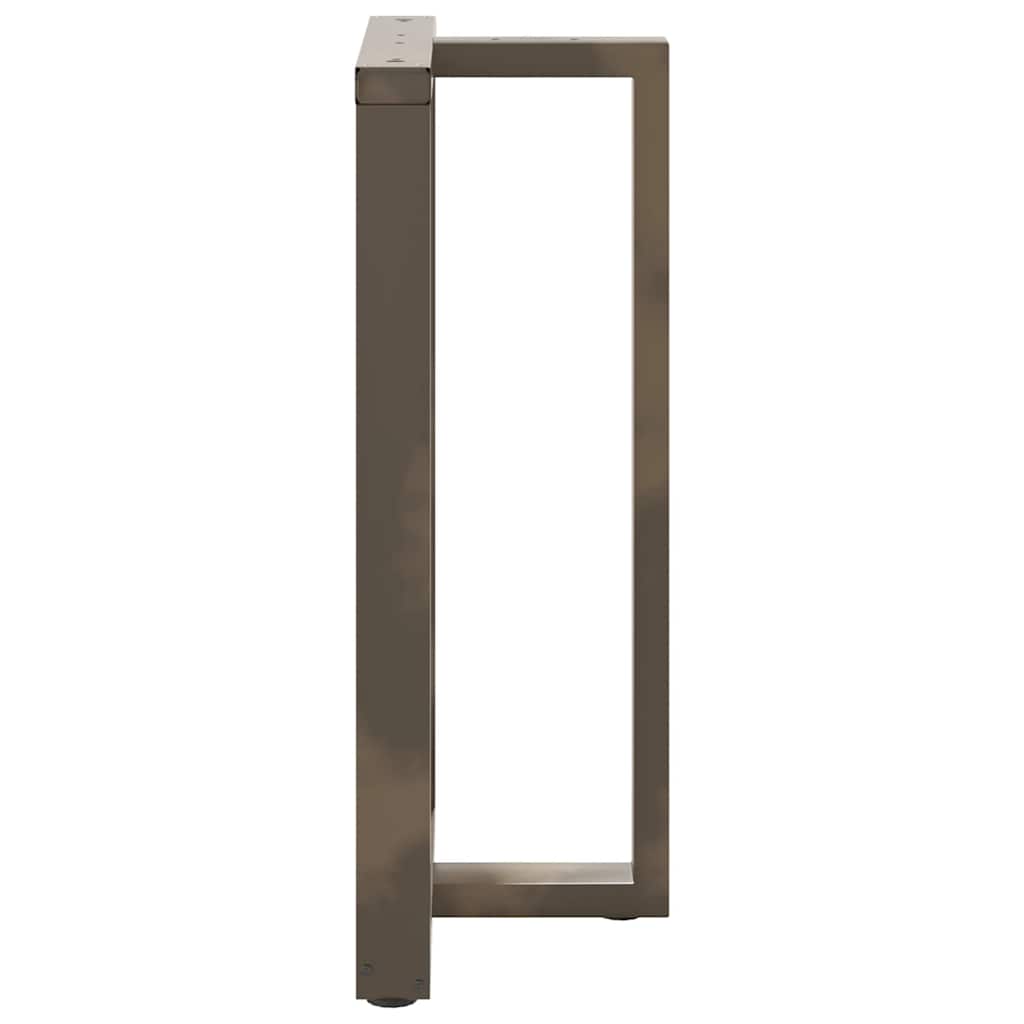 vidaXL Nogi do stołu barowego w kształcie litery T 2 szt. Czarne 60x35x(100-101) cm Stal