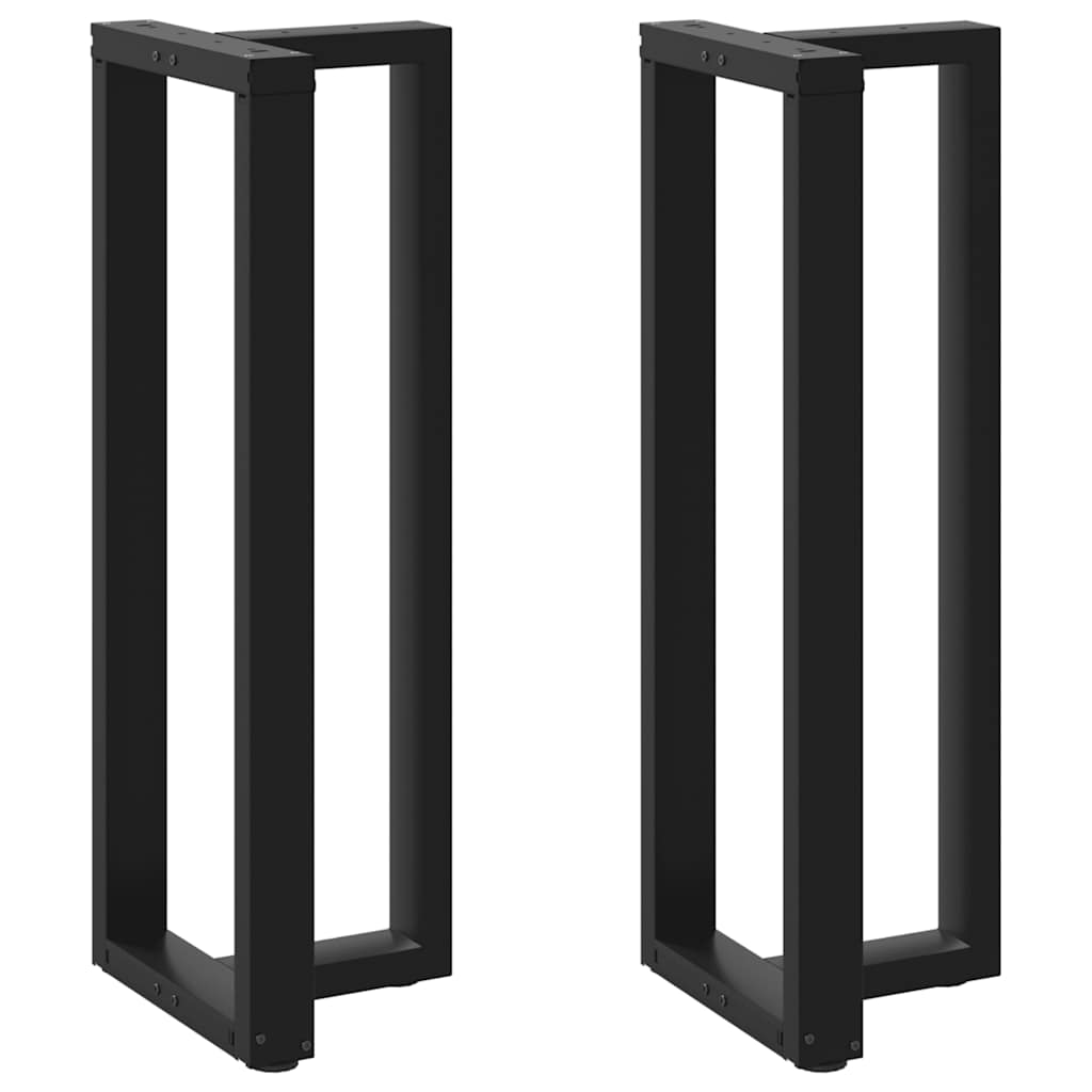vidaXL Nogi do stołu barowego w kształcie litery T 2 szt. Czarne 40x35x(110-111) cm Stal