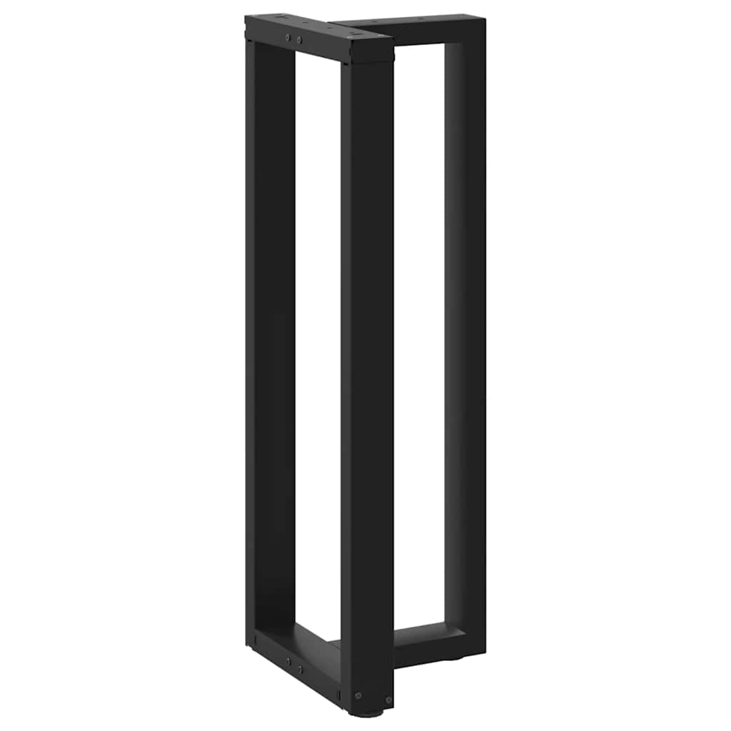 vidaXL Nogi do stołu barowego w kształcie litery T 2 szt. Czarne 40x35x(110-111) cm Stal