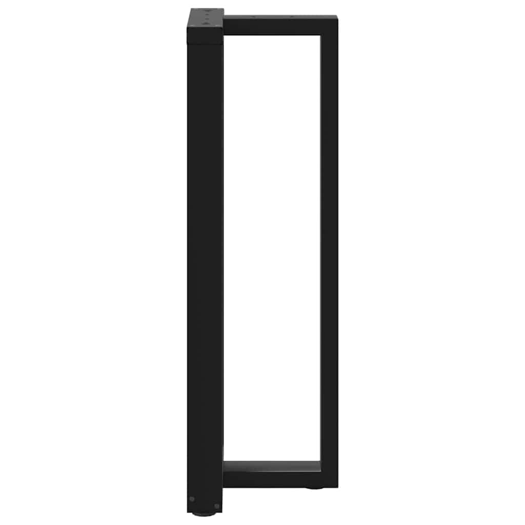 vidaXL Nogi do stołu barowego w kształcie litery T 2 szt. Czarne 40x35x(110-111) cm Stal