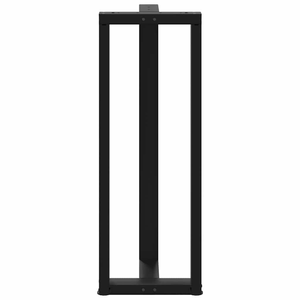 vidaXL Nogi do stołu barowego w kształcie litery T 2 szt. Czarne 40x35x(110-111) cm Stal