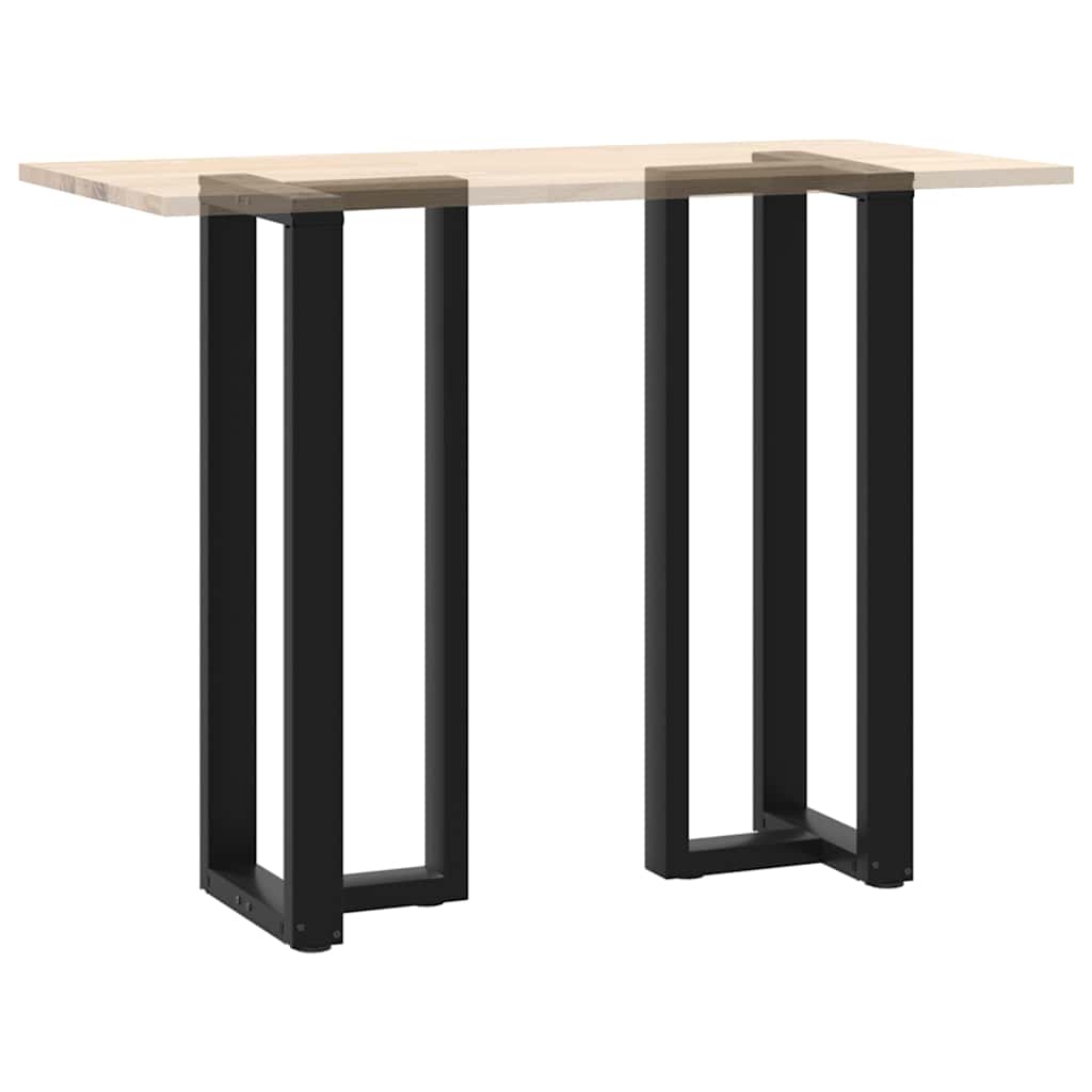 vidaXL Nogi do stołu barowego w kształcie litery T 2 szt. Czarne 40x35x(110-111) cm Stal