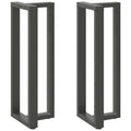 vidaXL Nogi do stołu barowego w kształcie litery T 2 szt. Antracyt 40x35x(110-111) cm Stal