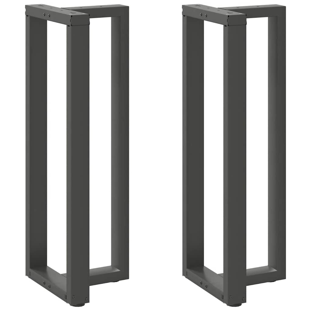 vidaXL Nogi do stołu barowego w kształcie litery T 2 szt. Antracyt 40x35x(110-111) cm Stal