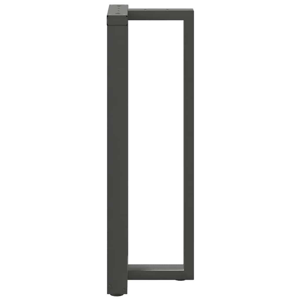 vidaXL Nogi do stołu barowego w kształcie litery T 2 szt. Antracyt 40x35x(110-111) cm Stal