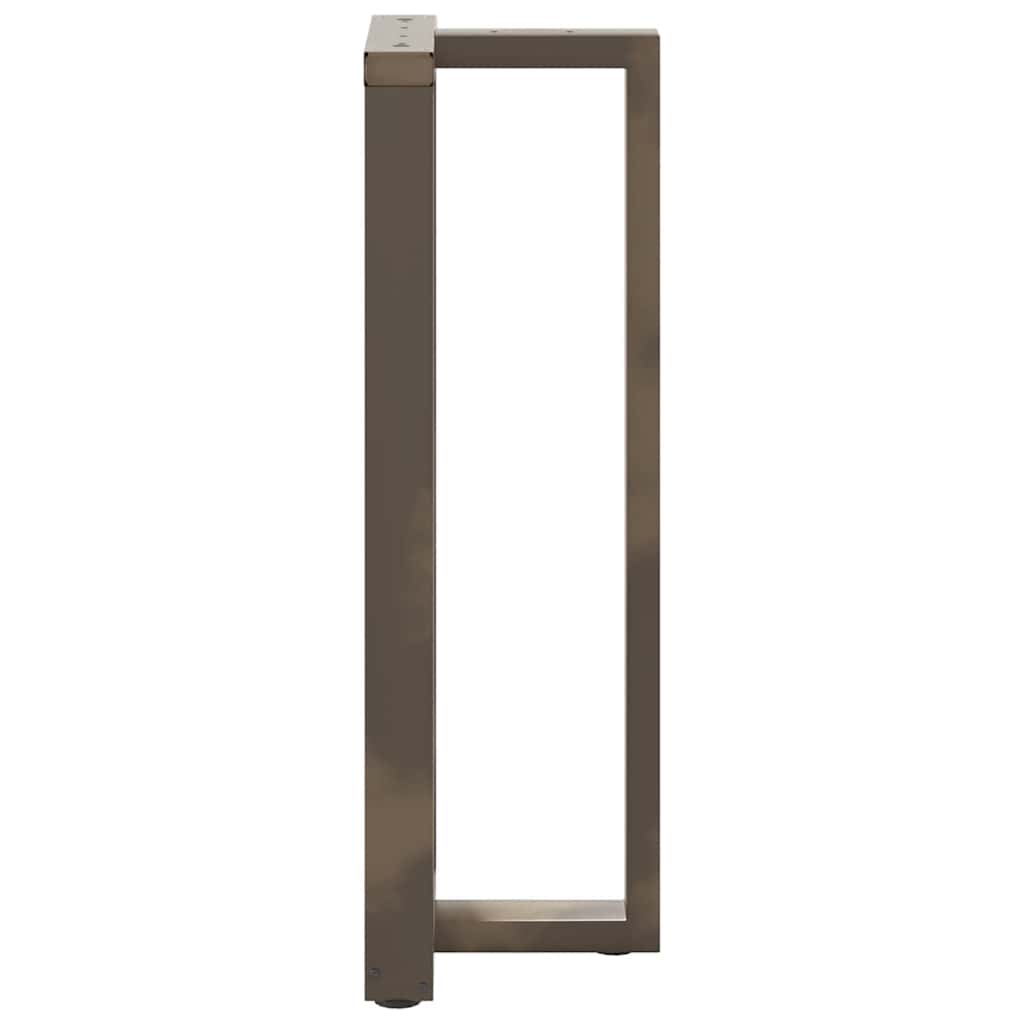 vidaXL Nogi do stołu barowego w kształcie litery T 2 szt. Czarne 40x35x(110-111) cm Stal