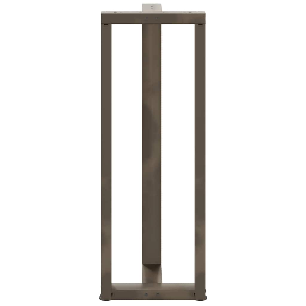 vidaXL Nogi do stołu barowego w kształcie litery T 2 szt. Czarne 40x35x(110-111) cm Stal