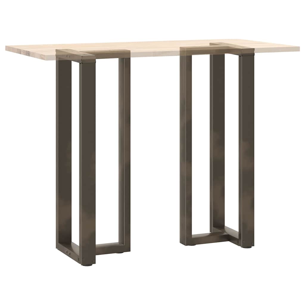 vidaXL Nogi do stołu barowego w kształcie litery T 2 szt. Czarne 40x35x(110-111) cm Stal