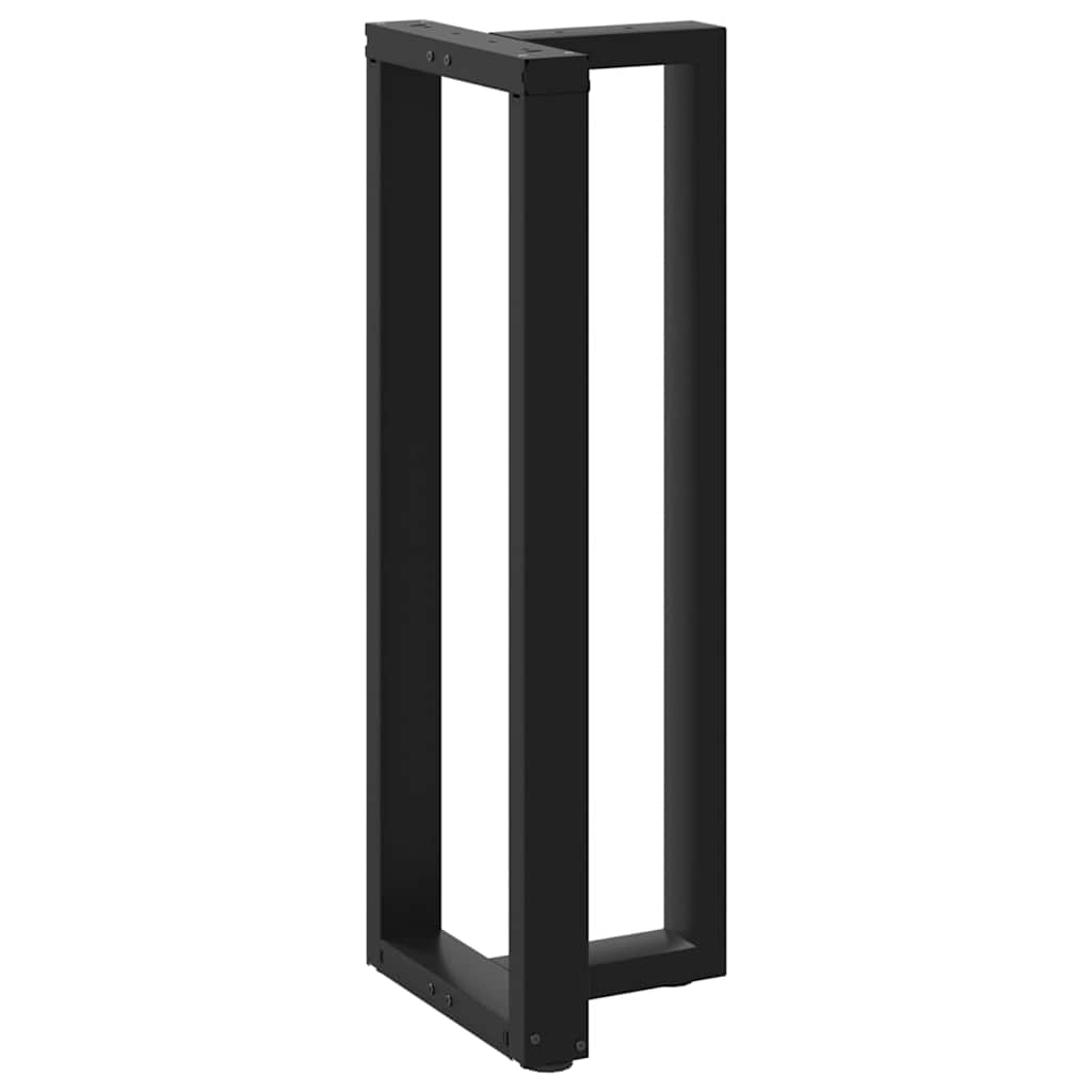 vidaXL Nogi do stołu barowego w kształcie litery T 2 szt. Czarne 50x35x(110-111) cm Stal