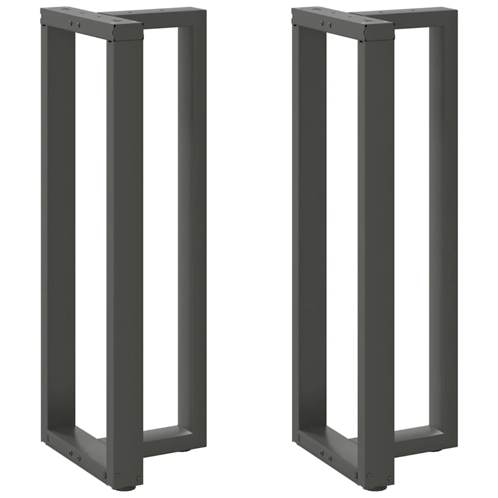 vidaXL Nogi do stołu barowego w kształcie litery T 2 szt. Antracyt 50x35x(110-111) cm Stal