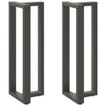 vidaXL Nogi do stołu barowego w kształcie litery T 2 szt. Antracyt 50x35x(110-111) cm Stal