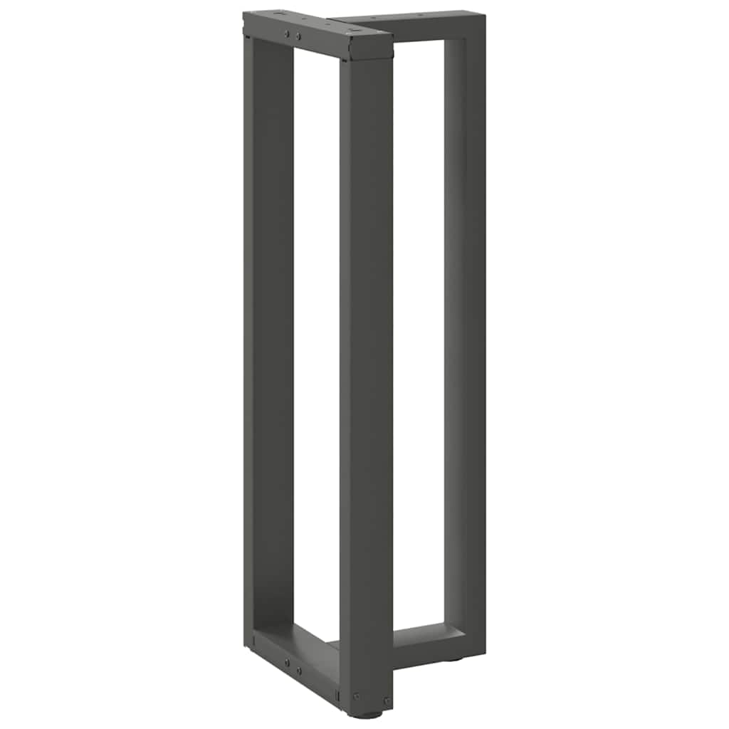 vidaXL Nogi do stołu barowego w kształcie litery T 2 szt. Antracyt 50x35x(110-111) cm Stal