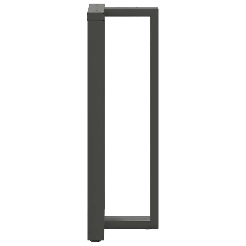 vidaXL Nogi do stołu barowego w kształcie litery T 2 szt. Antracyt 50x35x(110-111) cm Stal