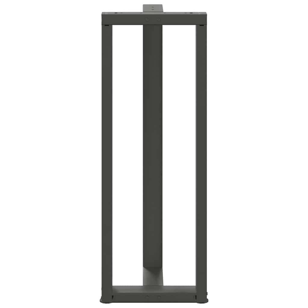 vidaXL Nogi do stołu barowego w kształcie litery T 2 szt. Antracyt 50x35x(110-111) cm Stal