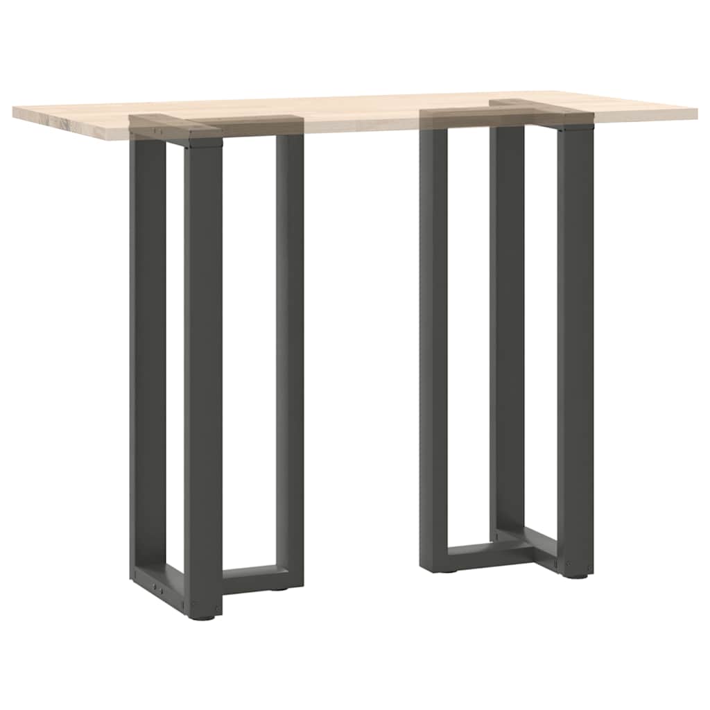 vidaXL Nogi do stołu barowego w kształcie litery T 2 szt. Antracyt 50x35x(110-111) cm Stal