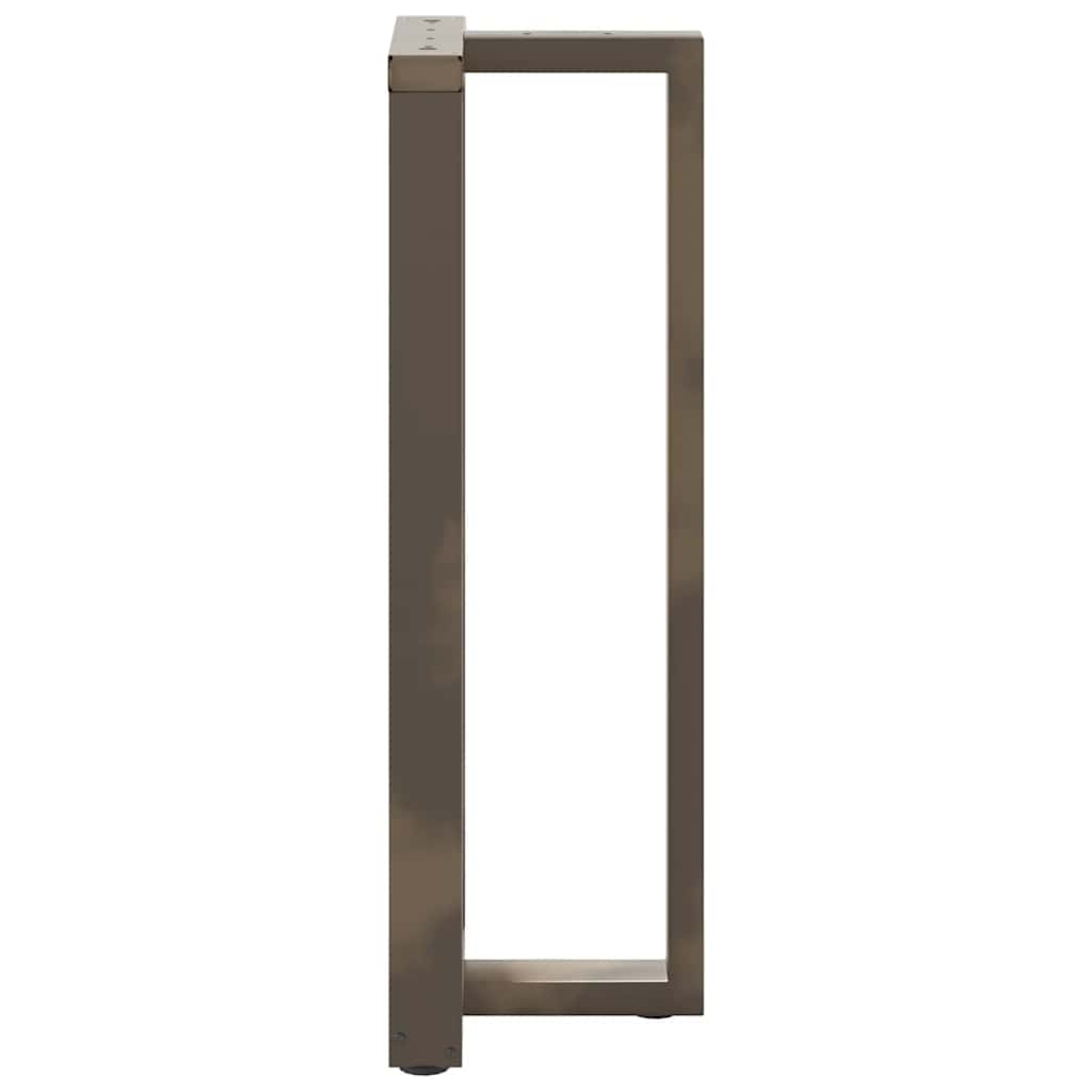 vidaXL Nogi do stołu barowego w kształcie litery T 2 szt. Czarne 50x35x(110-111) cm Stal