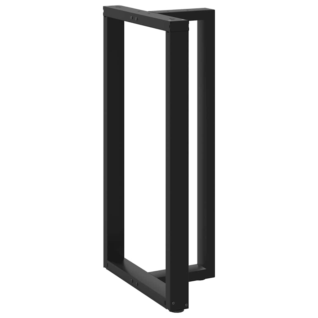 vidaXL Nogi do stołu barowego w kształcie litery T 2 szt. Czarne 60x35x(110-111) cm Stal