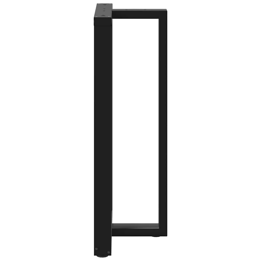 vidaXL Nogi do stołu barowego w kształcie litery T 2 szt. Czarne 60x35x(110-111) cm Stal