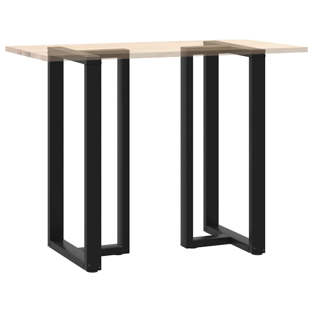 vidaXL Nogi do stołu barowego w kształcie litery T 2 szt. Czarne 60x35x(110-111) cm Stal