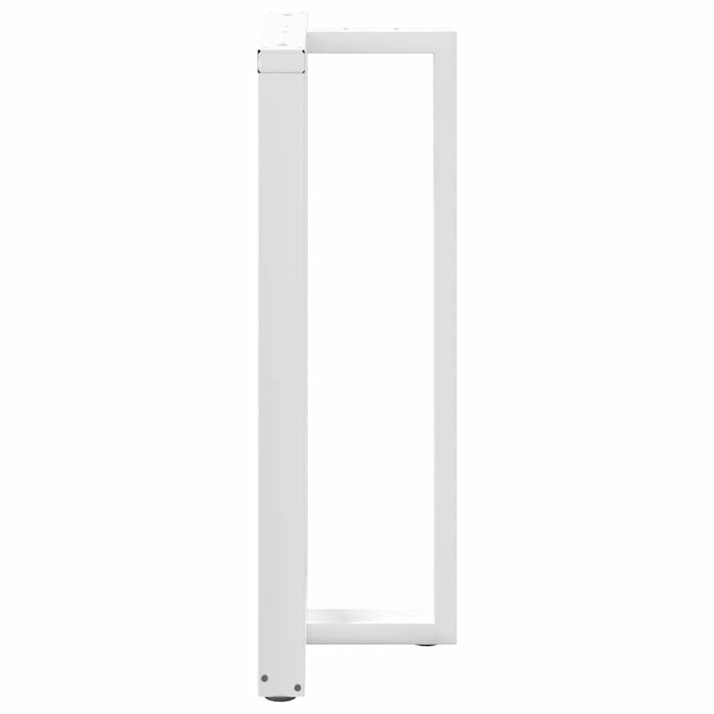 vidaXL Nogi do stołu barowego w kształcie litery T 2 szt. Białe 60x35x(110-111) cm Stal