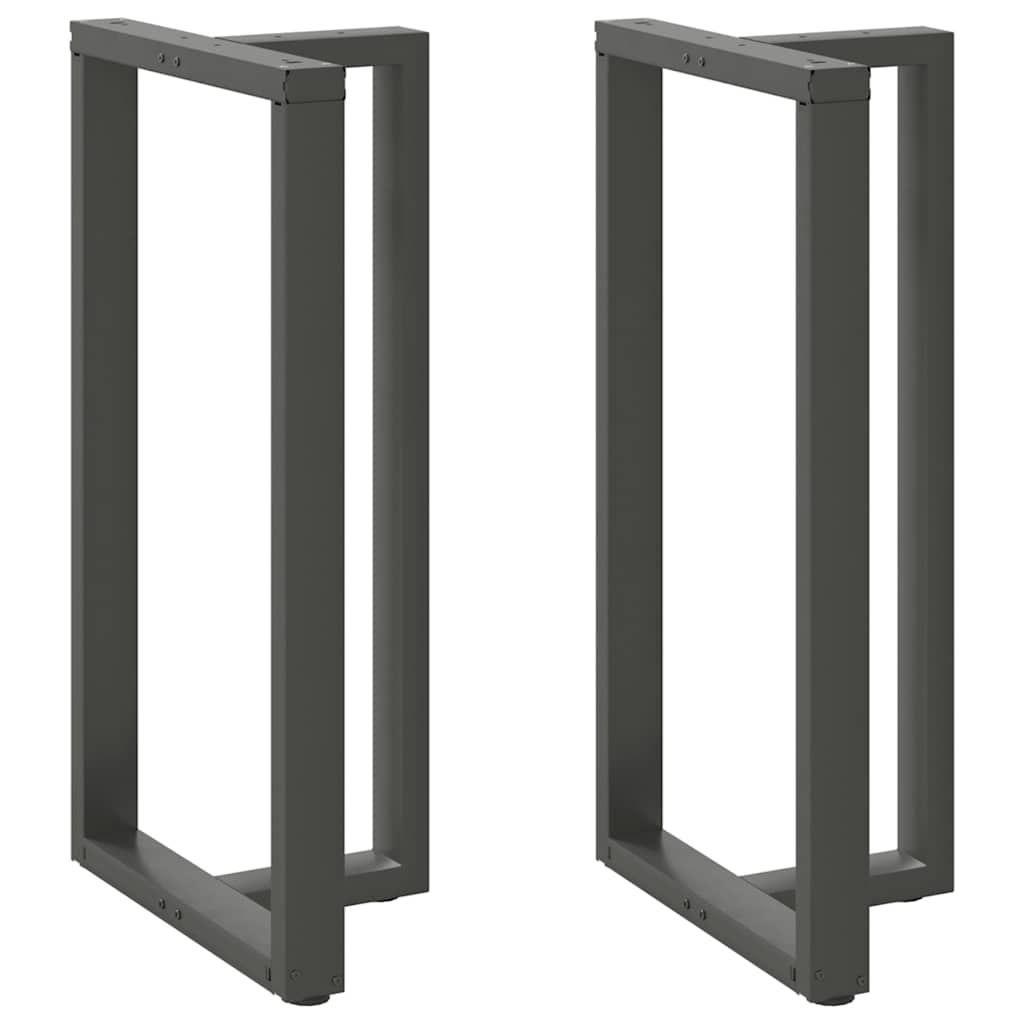 vidaXL Nogi do stołu barowego w kształcie litery T 2 szt. Antracyt 60x35x(110-111) cm Stal