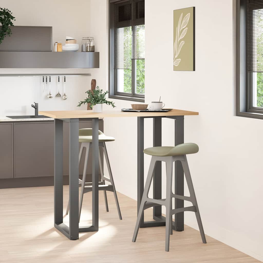 vidaXL Nogi do stołu barowego w kształcie litery T 2 szt. Antracyt 60x35x(110-111) cm Stal