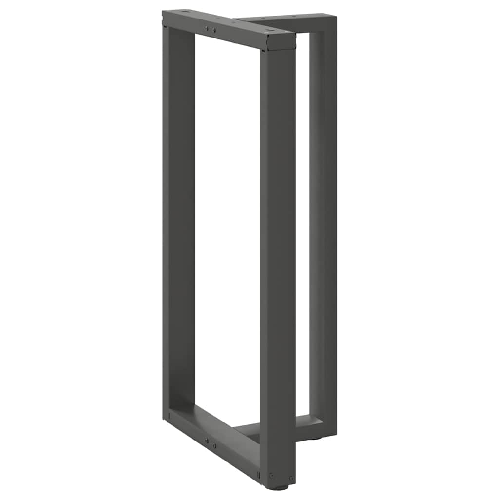 vidaXL Nogi do stołu barowego w kształcie litery T 2 szt. Antracyt 60x35x(110-111) cm Stal