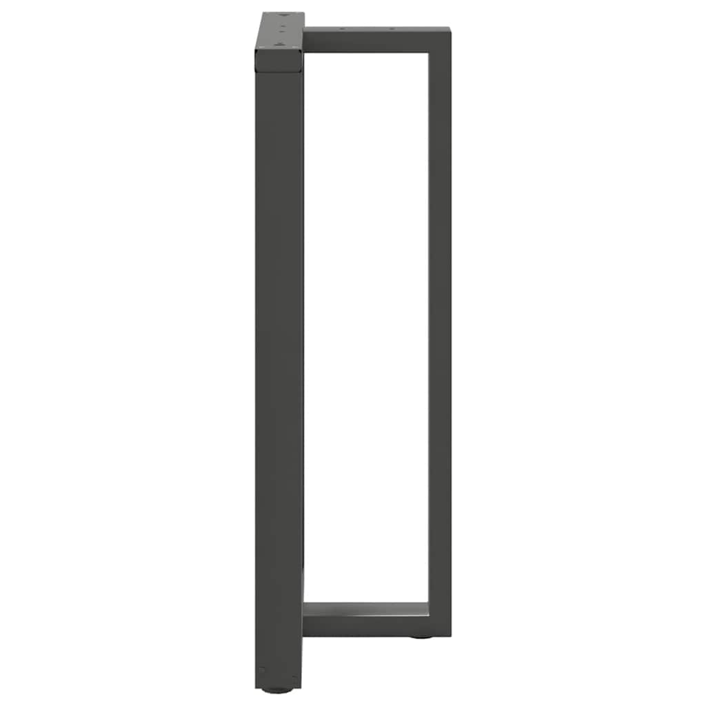 vidaXL Nogi do stołu barowego w kształcie litery T 2 szt. Antracyt 60x35x(110-111) cm Stal