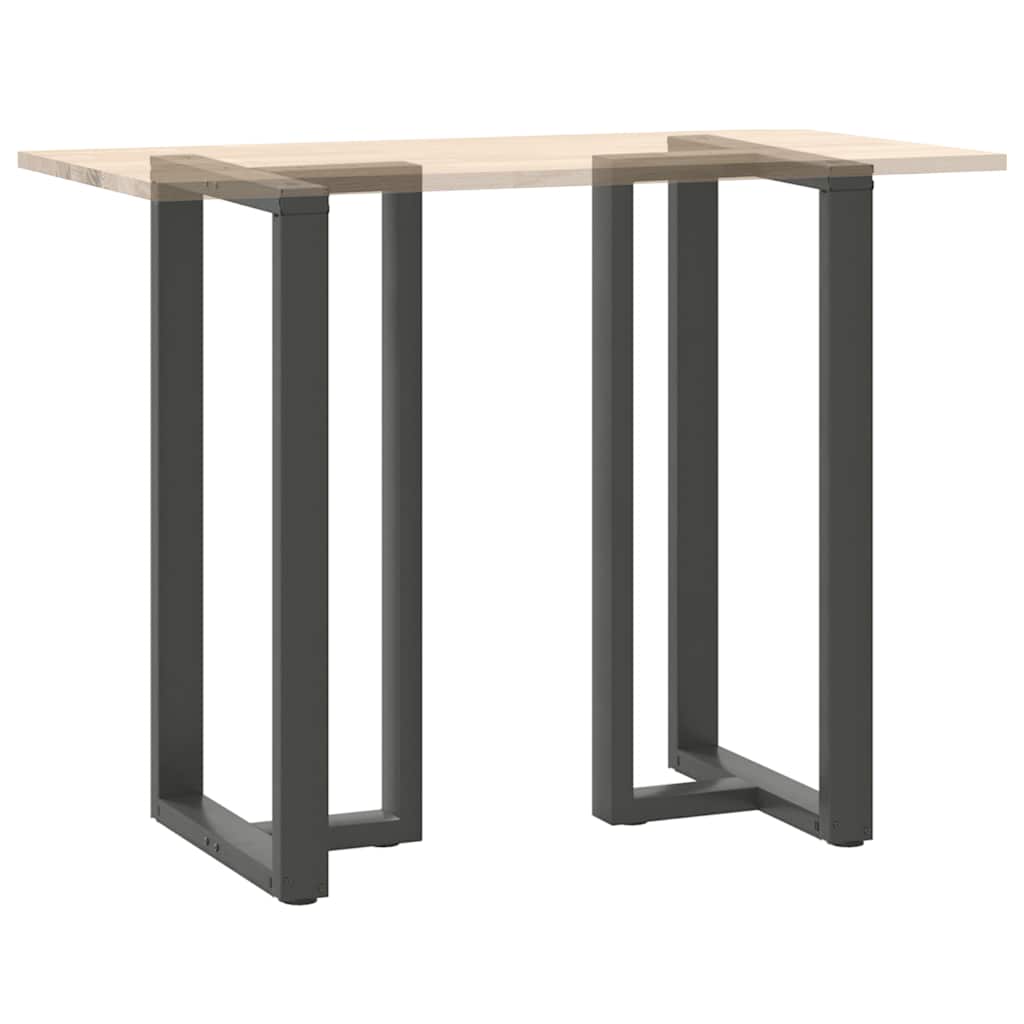 vidaXL Nogi do stołu barowego w kształcie litery T 2 szt. Antracyt 60x35x(110-111) cm Stal