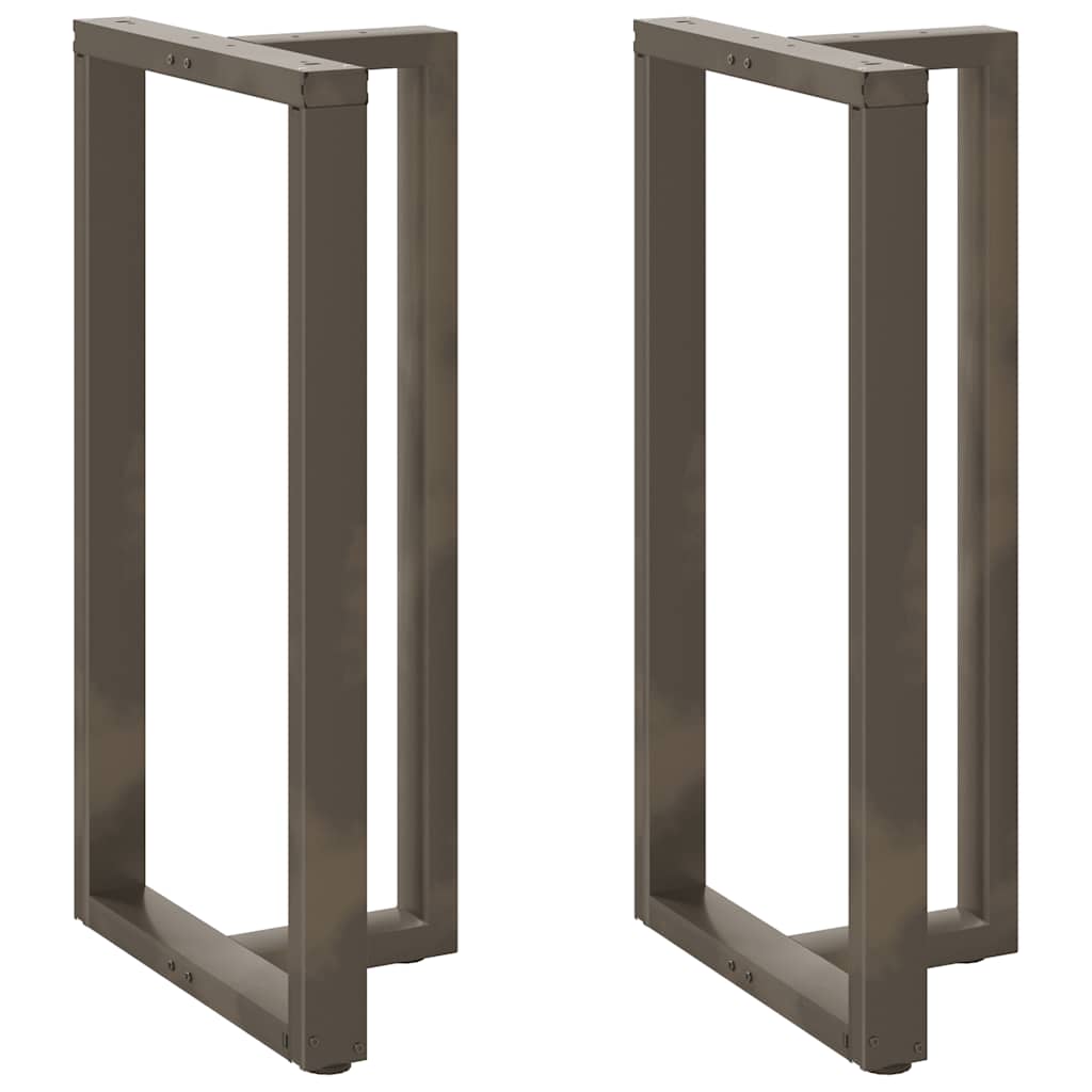 vidaXL Nogi do stołu barowego w kształcie litery T 2 szt. Czarne 60x35x(110-111) cm Stal