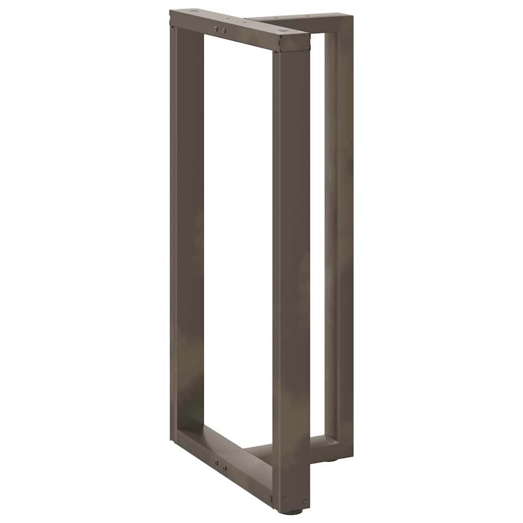 vidaXL Nogi do stołu barowego w kształcie litery T 2 szt. Czarne 60x35x(110-111) cm Stal
