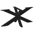 vidaXL Noga stolika kawowego Pająk Kształt Czarny 98x58x(42-43) cm Stal