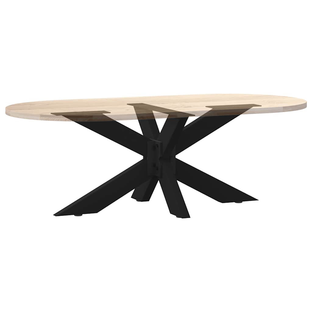 vidaXL Noga stolika kawowego Pająk Kształt Czarny 98x58x(42-43) cm Stal