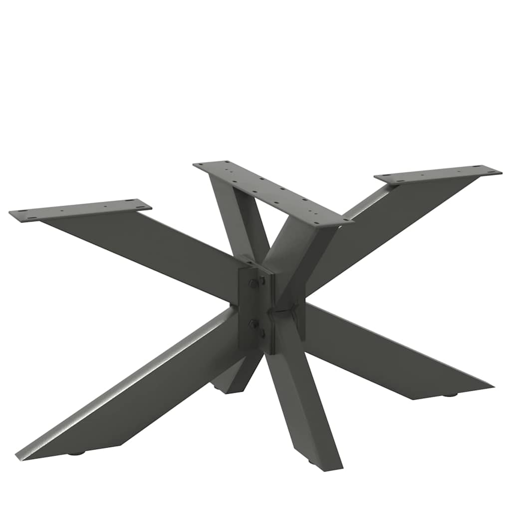 vidaXL Noga stolika kawowego Pająk Kształt Antracyt 98x58x(42-43) cm Stal