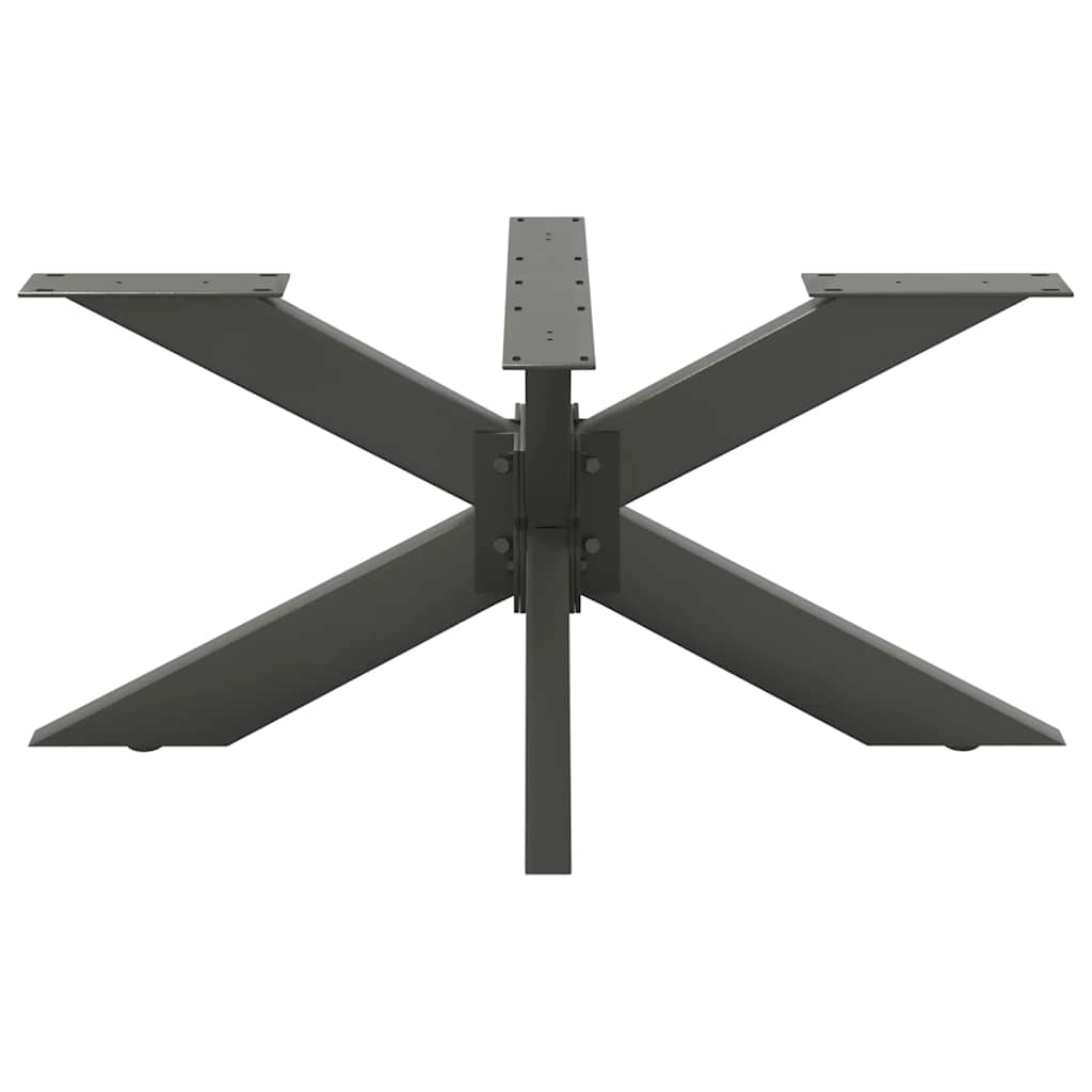 vidaXL Noga stolika kawowego Pająk Kształt Antracyt 98x58x(42-43) cm Stal
