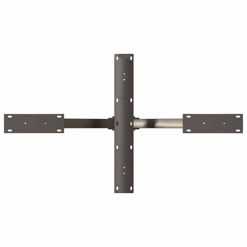 vidaXL Noga stolika kawowego Pająk Kształt Czarny 98x58x(42-43) cm Stal