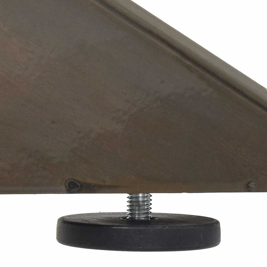 vidaXL Noga stolika kawowego Pająk Kształt Czarny 98x58x(42-43) cm Stal