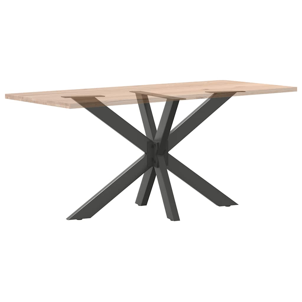vidaXL Noga do stołu jadalnego Pająk kształt antracyt 120x68x(72-73) cm stal