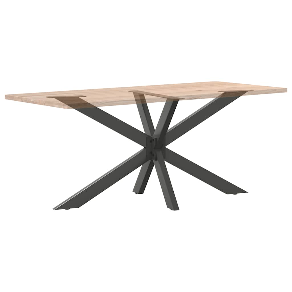 vidaXL Noga do stołu jadalnego Pająk kształt antracyt 150x78x(72-73) cm stal