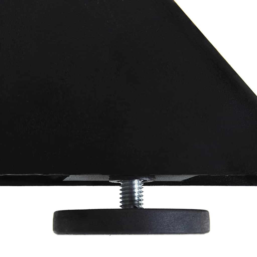 vidaXL Noga do stołu jadalnego Spider Shape Czarny 85x85x(72-73) cm Stal