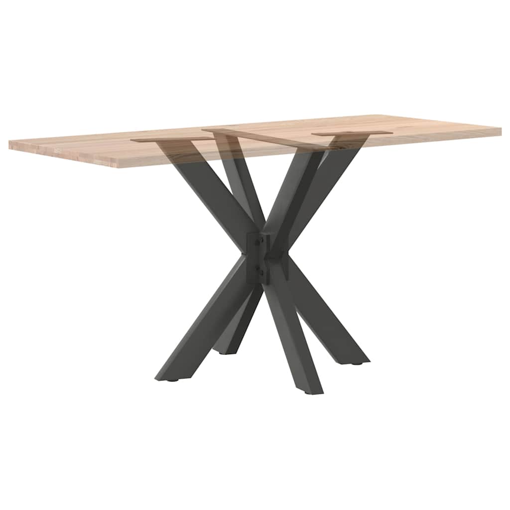 vidaXL Noga do stołu jadalnego Pająk Antracyt 85x85x(72-73) cm Stal
