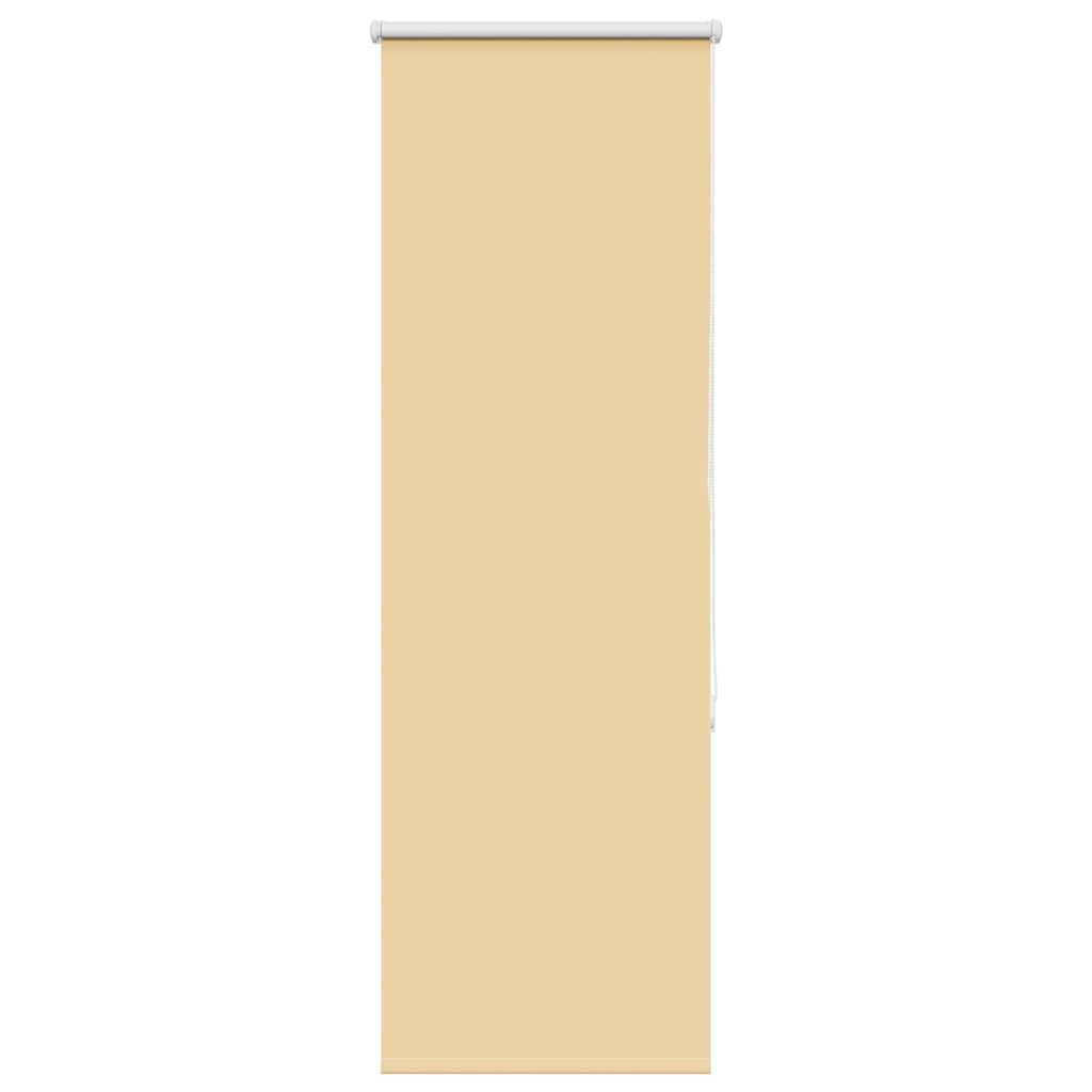 vidaXL Roleta zaciemniająca beżowa 40x130 cm Szerokość tkaniny 35,7 cm