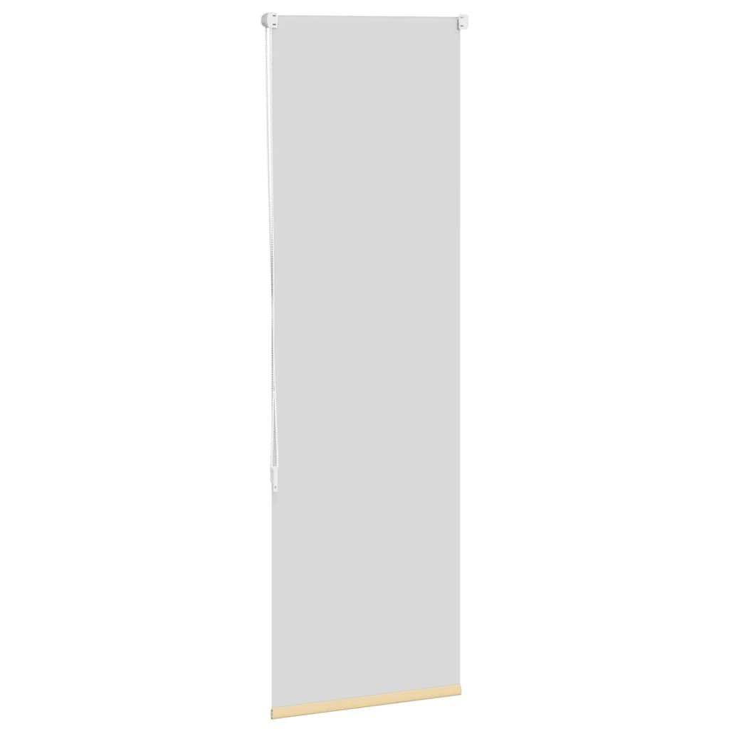 vidaXL Roleta zaciemniająca beżowa 45x130 cm Szerokość tkaniny 40,7 cm