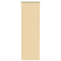 vidaXL Roleta zaciemniająca beżowa 60x130 cm Szerokość tkaniny 55,7 cm
