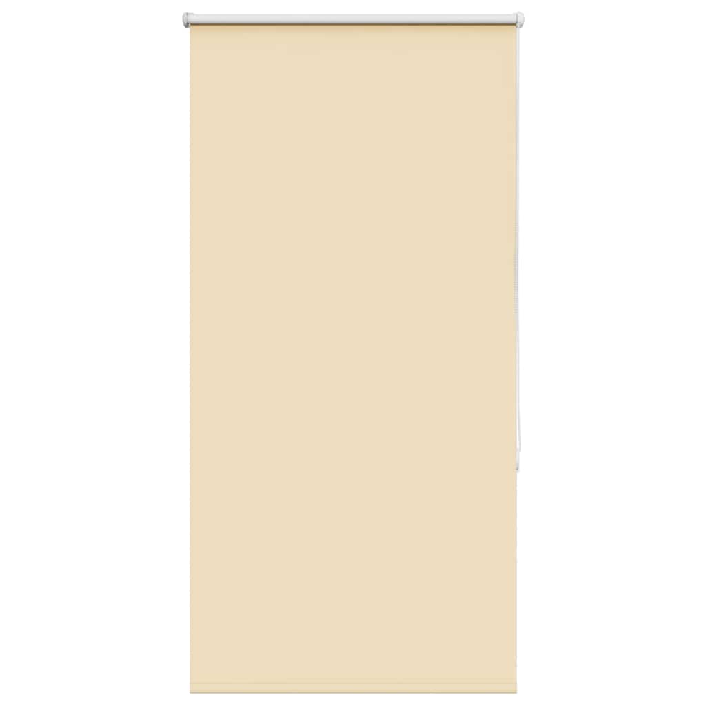 vidaXL Roleta zaciemniająca beżowa 75x130 cm Szerokość tkaniny 70,7 cm