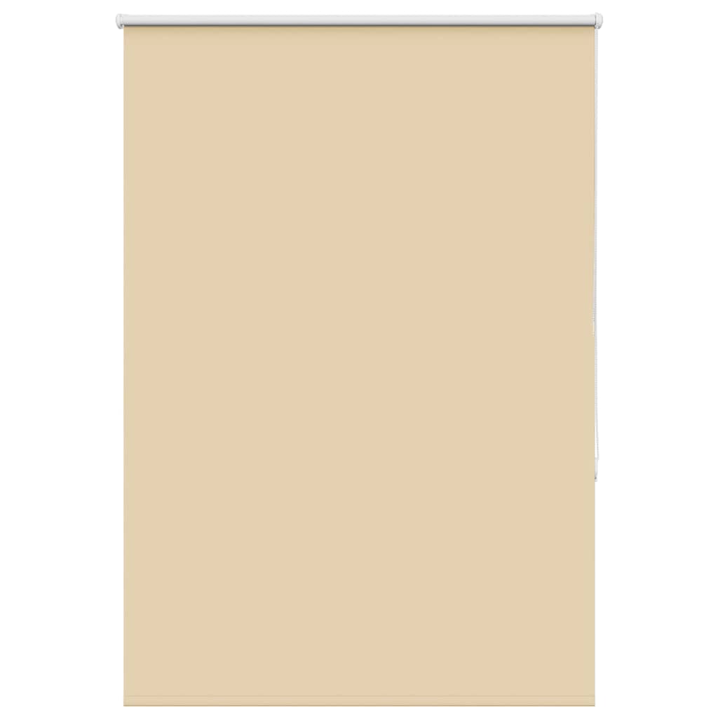 vidaXL Roleta zaciemniająca beżowa 90x130 cm Szerokość tkaniny 85,7 cm