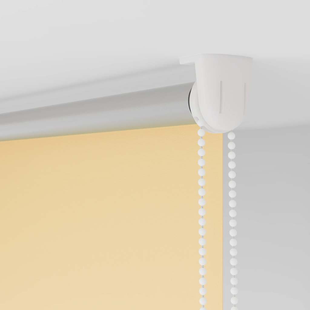 vidaXL Roleta zaciemniająca beżowa 45x150 cm Szerokość tkaniny 40,7 cm