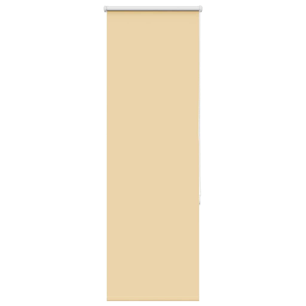 vidaXL Roleta zaciemniająca beżowa 50x150 cm Szerokość tkaniny 45,7 cm